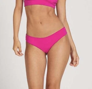VOLCOM XL Bikini Bottom Simply Seam Fuchsia Swim Surf Beach New - Picture 1 of 5