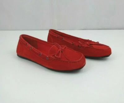 New With Box St Johns Bay Outfitters Womens Shoes Loafers Cammie Red Size 7.5 - Image 1 of 4