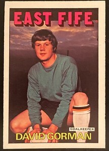 A&BC SCOTTISH FOOTBALL 1972 (BLUE) - 080 DAVE GORMAN - EAST FIFE