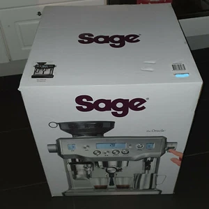 Máquina de café Sage The Oracle SES980BTR4GUK1 grano a taza - trufa negra|NUEVA|Reino Unido - Imagen 1 de 3