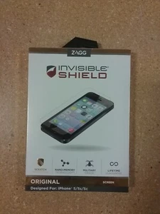 Zagg Invisible Shield Screen Protector for iPhone 5S/5/5C - Clear - Picture 1 of 2