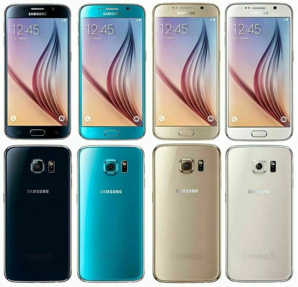 Samsung Galaxy S6 G920F (Europe) 32GB ROM 3GB RAM Original Unlocked Smartphone - Image 1 of 1