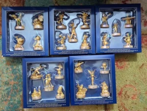 Walt Disney World 50th Anniversary Gold Christmas 24 Ornaments 5 Boxes Sets New! - Picture 1 of 6