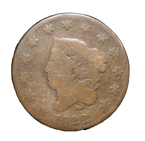1822 Coronet Head Large Cent 1C Looks Better In Hand ecoinsales - Picture 1 of 2