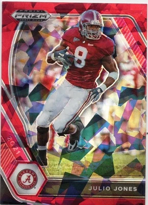 Julio Jones 2021 Panini Prizm Draft Picks Red Ice Prizm #55 - Image 1 of 2