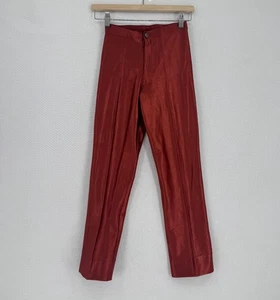 Bojeangles Damen Vintage 70er Disco Burnt Orange Stretch elegante Hose Gr. 5/6 - Bild 1 von 3