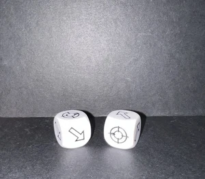 The old World, Table Top Gaming 16mm Artillery Misfire Dice x2 - Picture 1 of 1