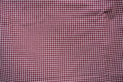 1.75 yards red white check Waverly Country Fair fabric 54" wide - Image 1 of 2