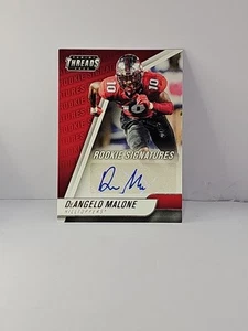 2022 Panini Threads DeAngelo Malone Auto Rookie - Picture 1 of 2