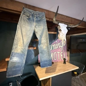 Pantalones de mezclilla originales Levi’s Big E XX remaches ocultos línea roja 29,5-29,5 - Imagen 1 de 15