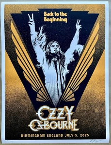 Ozzy Osbourne Back to the Beginning Poster /500 Shepard Fairey Black Sabbath - Bild 1 von 1