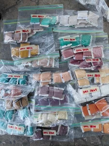 Lot of 150 DMC Embroidery Cross Stitch Floss Thread on Bobbins 3000 3800 - Picture 1 of 6