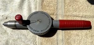 VINTAGE GRIFF HANDBOHRMASCHINE FRÄSER FALLS COMPANY GREENFIELD MASS USA ROT #104 6 BITS - Bild 1 von 8