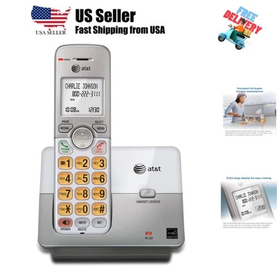 - Telefone residencial sem fio DECT 6.0. Alto-falante Full-Duplex Handset, disco retroiluminado... - Imagem 1 de 4