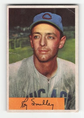 1954 Bowman #109 Roy Smalley - Imagem 1 de 2
