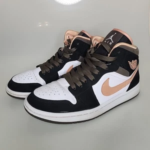 Damen Air Jordan 1 Mid SE Peach Mocha Größe 8 - Top Zustand - Bild 1 von 6