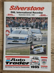 1995 Silverstone DHL Auto Trader BTCC Raceday Programme - 23/24th Sept - R24/25 - Picture 1 of 3