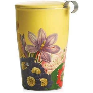 Tee Forte Kati Tasse Soleil, Keramik Teeei Tasse mit Teeei Korb und Deckel - Bild 1 von 2