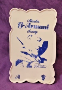 Giuseppe Armani Targhetta Piccola "MEMBER SOCIETY PLAQUE" 0593-A - Picture 1 of 4