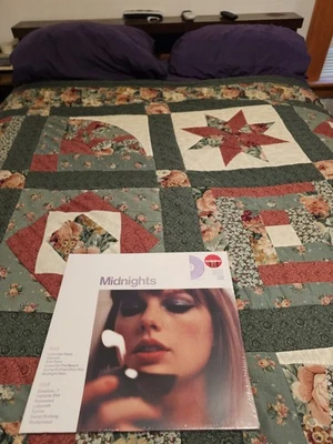 TAYLOR SWIFT MIDNIGHTS VINYL(LAVENDER MARBLED VINYL) TARGET EXCLUSIVE NEW&SEALED - Image 1 of 4