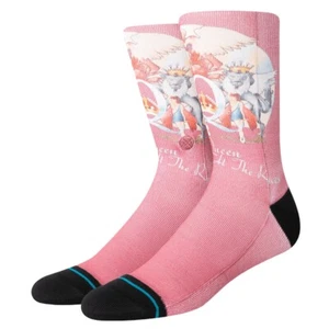 Stance Adult Dusty Rose Crew Polyester Cushion Queen Races Casual Socks L 9-13 - Picture 1 of 1