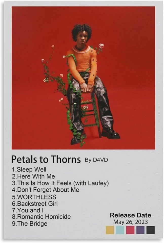 Poster Petals to Thorns 1 Album Cover Posters Music Posters Decorative Paintings - Image 1 of 4