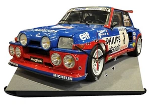 R super 5 Ragnotti , en horloge sur socle 07 - Picture 1 of 1