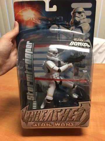 Star Wars Hasbro 2003 Unleashed Stormtrooper Figure NIB Cover
