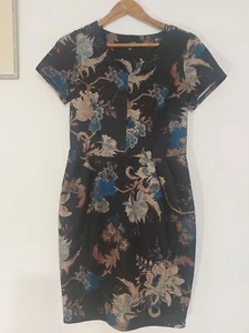 George Petite Multi-colour Floral Bodycorn Dress Size UK 12 EU 40 Brand New - Picture 1 of 7