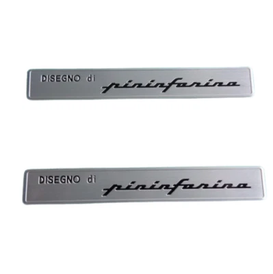 2 piezas nuevo emblema pininfarina metal alfa fiat maserati cupé ferrari f40 308 f50 Foto 1 de 4