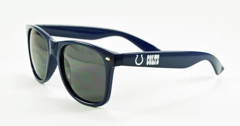 Indianapolis Colts Retro Sunglasses UVA 400 Lens NFL Football Beachfarer Style Cover