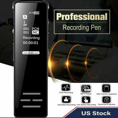 Mini Spy Digital Voice Activated Recorder Sound Audio Recording Dictaphone MP3 - Image 1 of 4