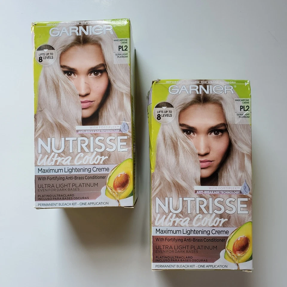 Garnier Nutrisse Pl2 Ultra Light Platinum Lightening Creme Hair Color 1