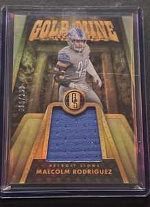 2023 Panini Gold Standard Malcolm Rodriguez Patch /299 DETROIT LIONS