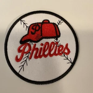 Philadelphia Phillies Vintage bestickt Bügelbild Patch 3 "x 3" MLB - Bild 1 von 2