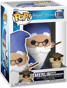 The Sword In The Stone Merlin with Archimedes POP! Disney #1100 Figur Funko - Bild 1 von 2