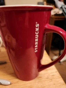 Starbucks Larhe Tall 22 Ounce Brick Red Coffee Mug - Picture 1 of 4