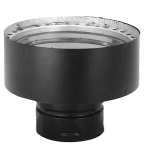 PelletVent 3in x 6in Double-Wall Chimney Pipe Adapter Insert Vent Pellet Stove - Picture 1 of 12