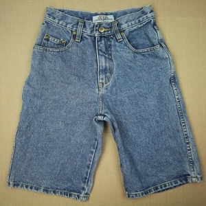 Guess Jean Shorts Boy's Size 10 Vintage 90s Medium Wash Denim - Picture 1 of 11