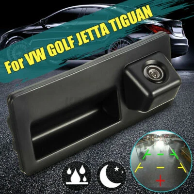 Car Backup Rear View Camera For VW GOLF PASSAT JETTA TIGUAN TOUAREG 2010-2013 - Image 1 of 4