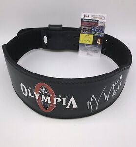 BRANDON CURRY MR. OLYMPIA 2019 HAND SIGNED WEIGHTLIFTING BELT WITH JSA COA