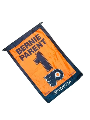 BERNIE PARENT PHILADELPHIA FLYERS VINTAGE 2009 RETIREMENT BANNER FLAG SGA Cover