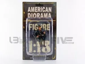 AMERICAN DIORAMA 1/18 - FIGURINES WWII USA SOLDIER 3 AVEC CIGARE 77412 - Picture 1 of 1