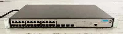 HP 1920-24G POE+ 24 PORT GIGABIT MANAGED SWITCH 4x SFP 180W (JG925A) - Image 1 of 4