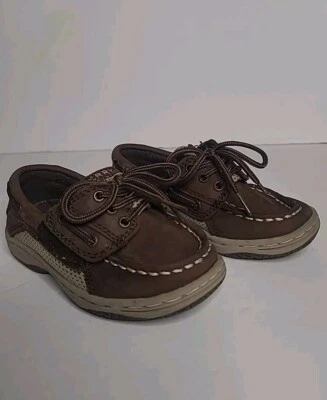 Младенца коричневый Sperry Top-Siders лодки туфли/мокасины - Billfish размер 7,5 М - Изображение 1 из 4