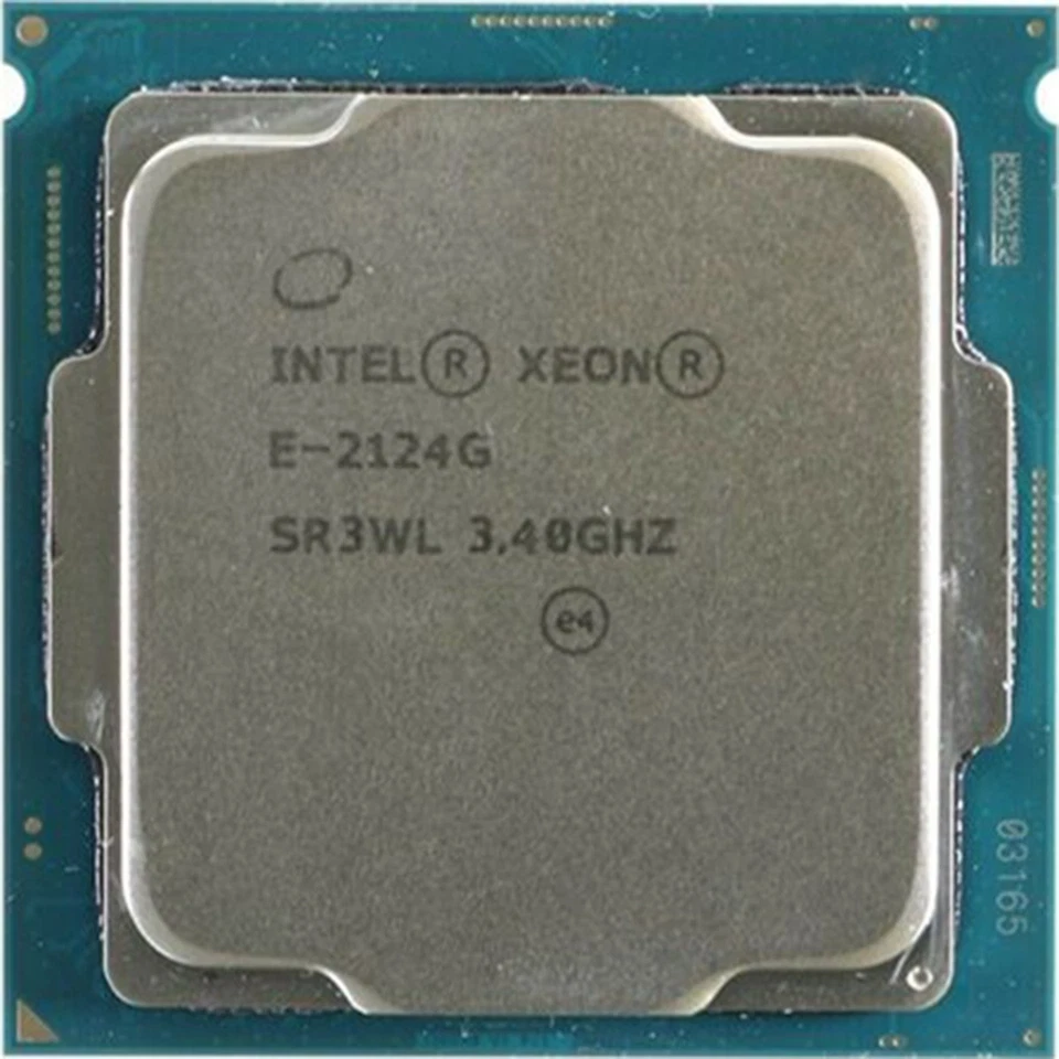 Intel Xeon E-2124G SR3WL 3.40GHz 4-Core LGA1151 71W 8MB Processor CPU - Image 1 of 1