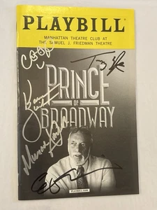 SIGNIERTER Prince Of Broadway HAL PRINCE Spielzettel KAREN ZIEMBA CHUCK COOPER YASBECK - Bild 1 von 8