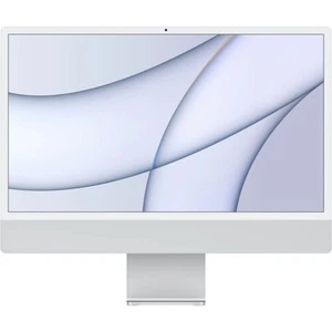 Apple 24 iMac Apple M1 8-Core CPU 8GB RAM 256GB SSD Silver MGTF3LL/A Open Box - Afbeelding 1 van 3