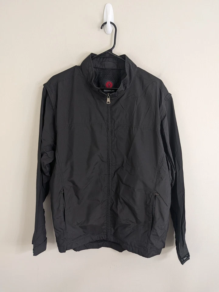 SCOTTeVEST "SEV" Jacket Men's Large Black Outdoors Pockets - Image 1 of 4