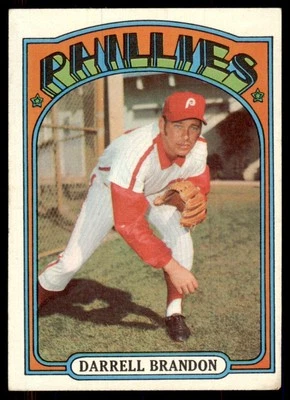1972 Topps Darrell Brandon C Baseball Cards #283 - Image 1 of 2